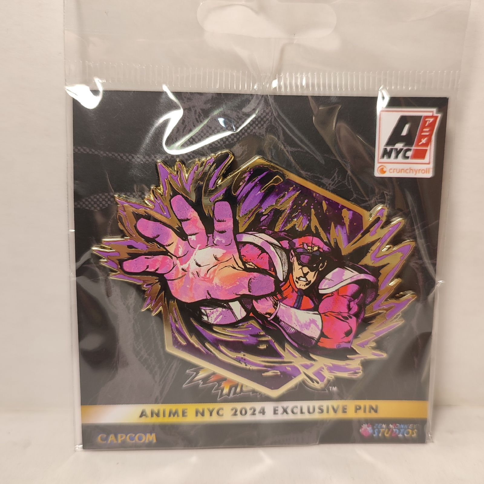 Street Fighter M Bison Painterly Series Enamel Pin Official Capcom Badge